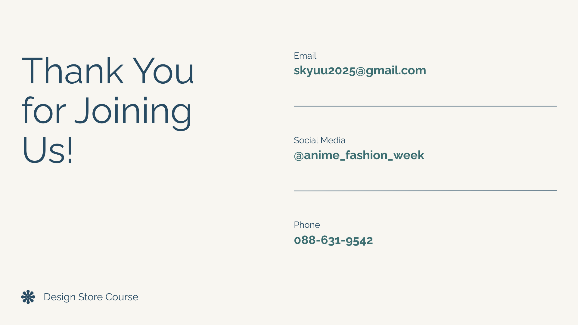 Character Design Course