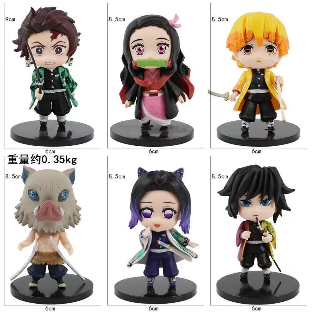Kimetsu no Yaiba Birth Flower Series Tanjiro Nezuko Anime Figure Trendy Toy Gift Doll/Ornament