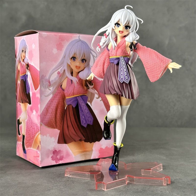Wandering Witch: The Journey of Elaina Sakura Elaina Anime Girl Figure Birthday Gift Model Ornament Hatsune