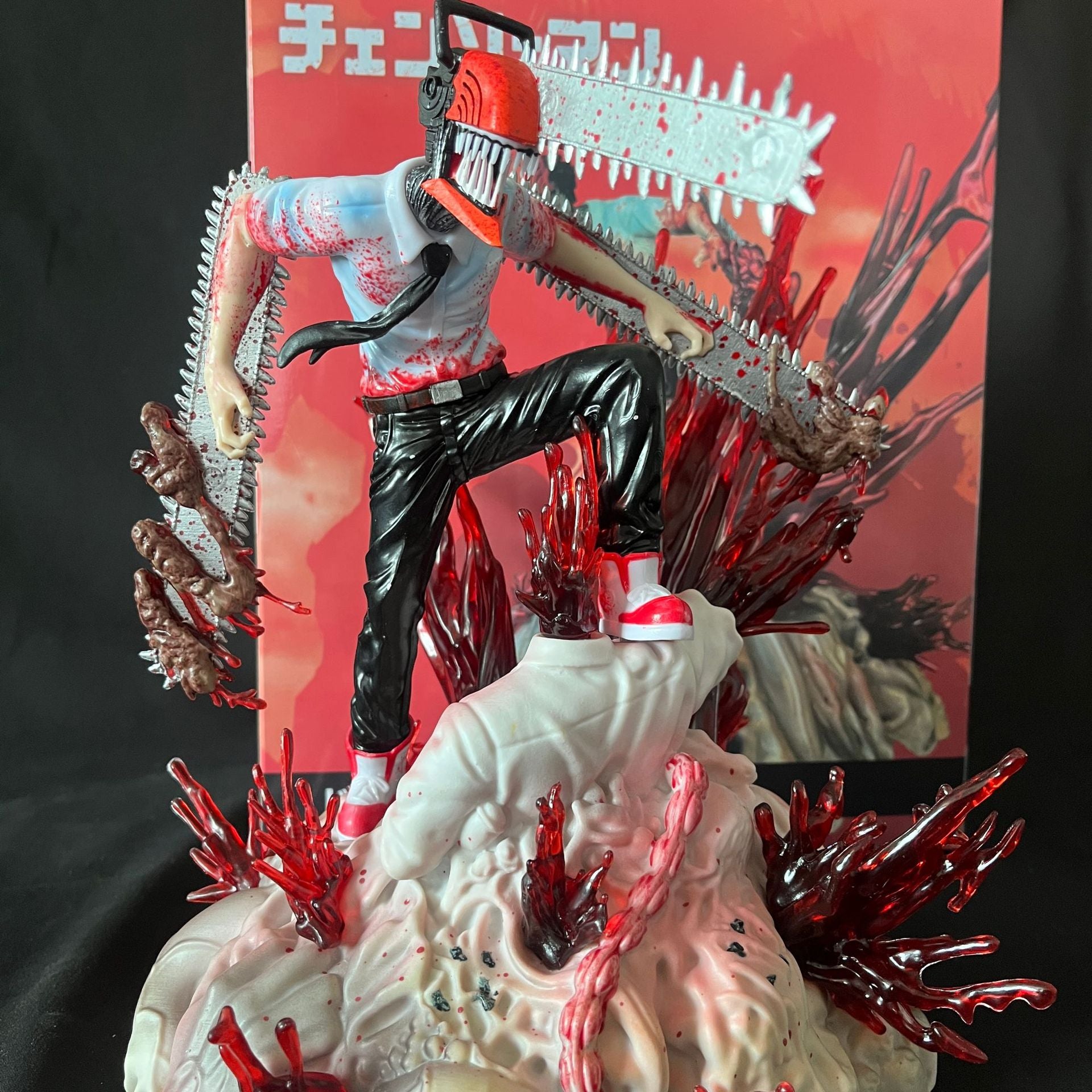 Chainsaw Man Denji Action Figure - Anime Model Collectible Desktop Ornament Boxed
