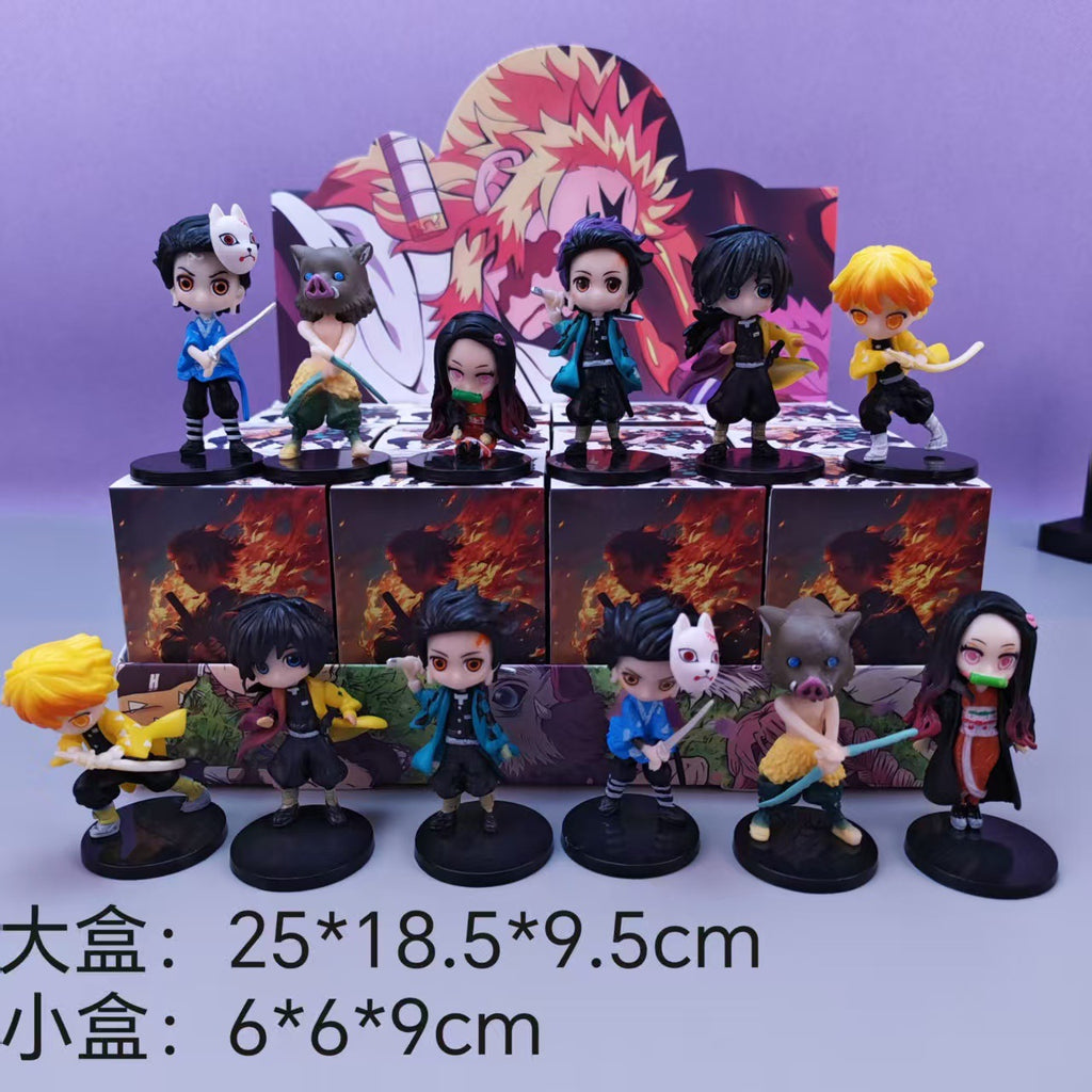 Demon Slayer Blind Box Figure Anime Ornament Doll Collectible Children's Gift Toy