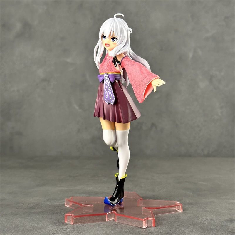 Wandering Witch: The Journey of Elaina Sakura Elaina Anime Girl Figure Birthday Gift Model Ornament Hatsune