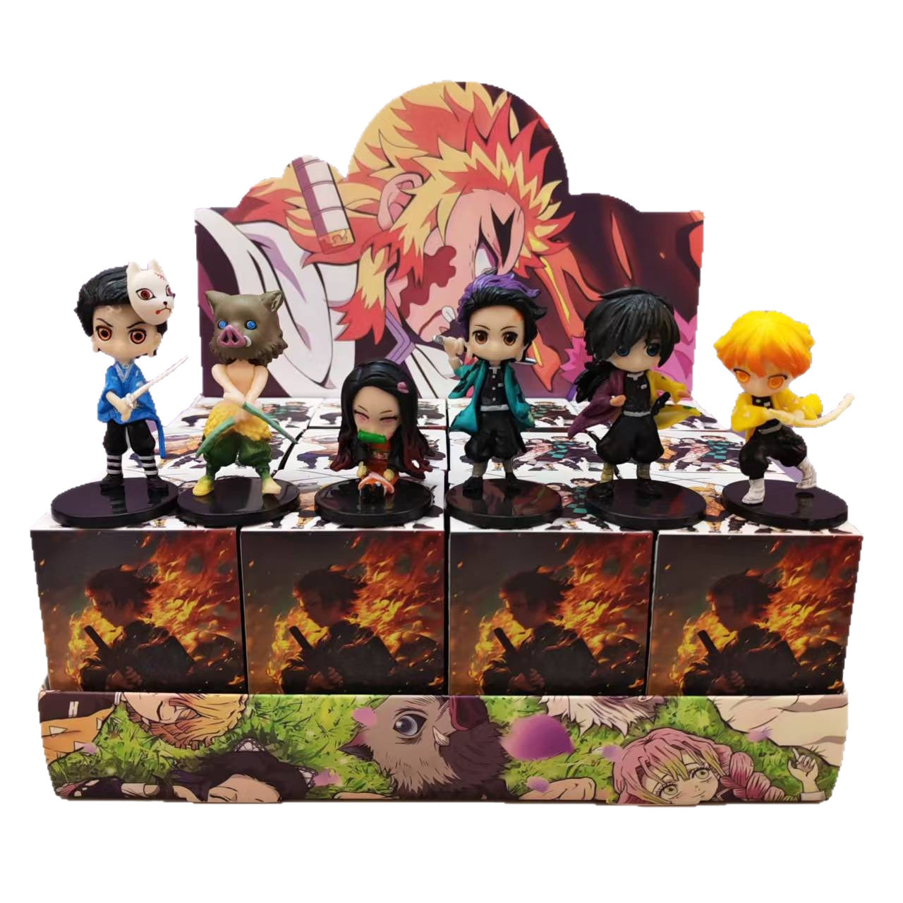 Demon Slayer Blind Box Figure Anime Ornament Doll Collectible Children's Gift Toy