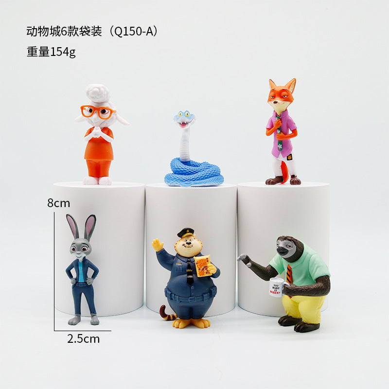 Blind Box Series Zootopia 2 Movie Anime Figures Fox Rabbit Tiger Ornament Toys