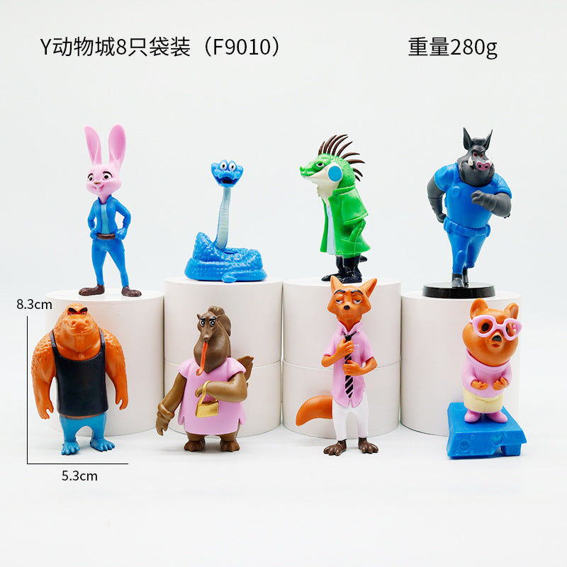 Blind Box Series Zootopia 2 Movie Anime Figures Fox Rabbit Tiger Ornament Toys