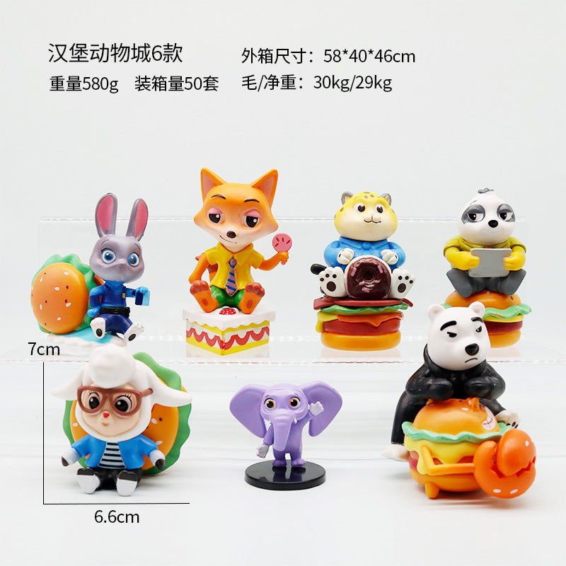Blind Box Series Zootopia 2 Movie Anime Figures Fox Rabbit Tiger Ornament Toys