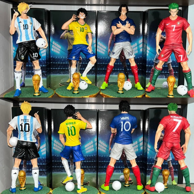 One Piece COS World Cup Luffy Sanji Ace Zoro GK Model Figure