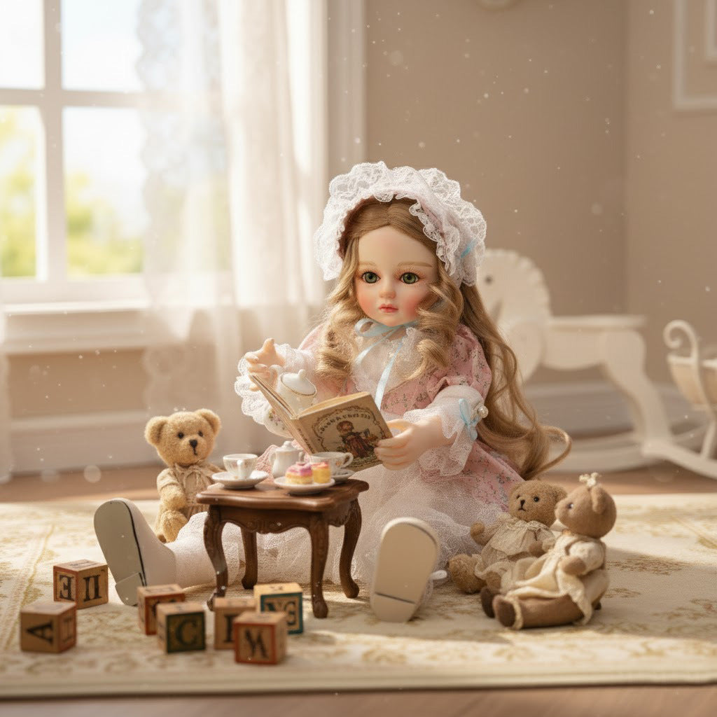 45cm Cross-border American Girl Dress-up Doll Toy Figure Cute Collectible Ornament Trendy Gift