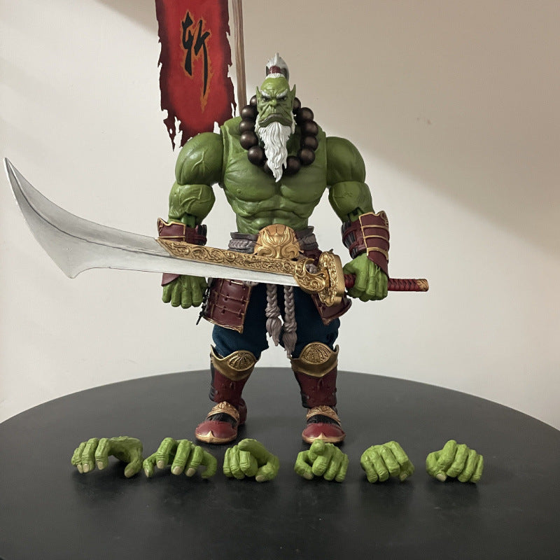World of Warcraft Horde Guardian Beastmaster Blademaster 1/10 Scale Action Figure Model Collectible
