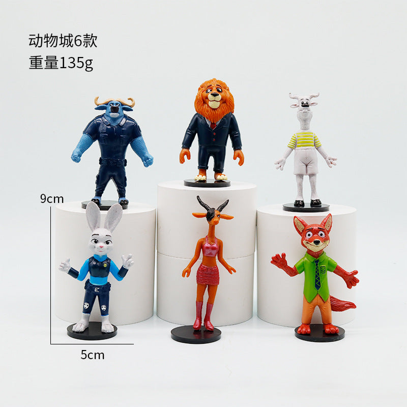 Blind Box Series Zootopia 2 Movie Anime Figures Fox Rabbit Tiger Ornament Toys