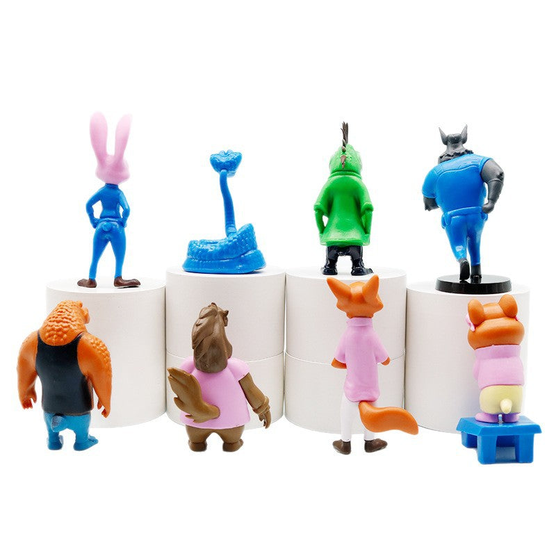 Blind Box Series Zootopia 2 Movie Anime Figures Fox Rabbit Tiger Ornament Toys