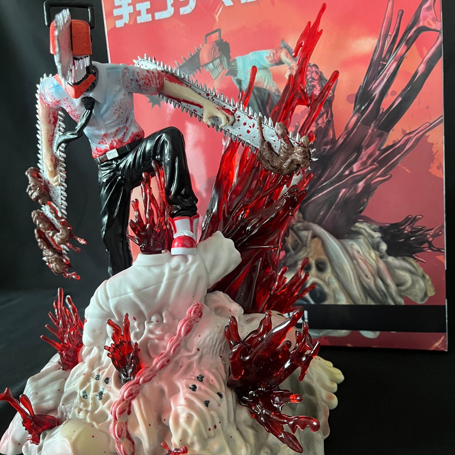 Chainsaw Man Denji Action Figure - Anime Model Collectible Desktop Ornament Boxed