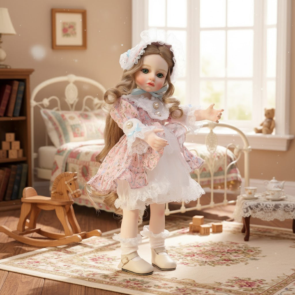 45cm Cross-border American Girl Dress-up Doll Toy Figure Cute Collectible Ornament Trendy Gift