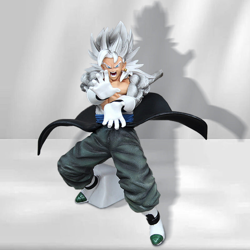Dragon Ball Z Super Saiyan 4 Vegito Action Figure - SSJ5 White Hair Vegito Model Collectible Gift