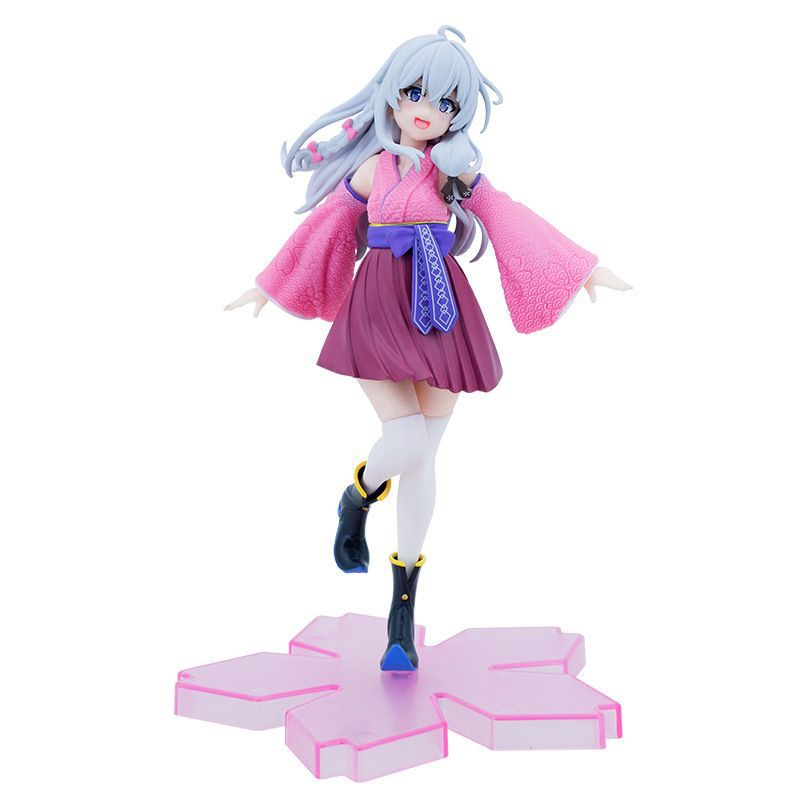 Wandering Witch: The Journey of Elaina Sakura Elaina Anime Girl Figure Birthday Gift Model Ornament Hatsune