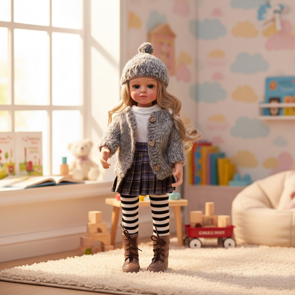 45cm Cross-border American Girl Dress-up Doll Toy Figure Cute Collectible Ornament Trendy Gift