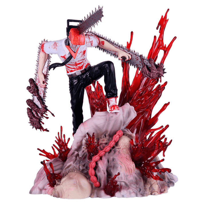 Chainsaw Man Denji Action Figure - Anime Model Collectible Desktop Ornament Boxed