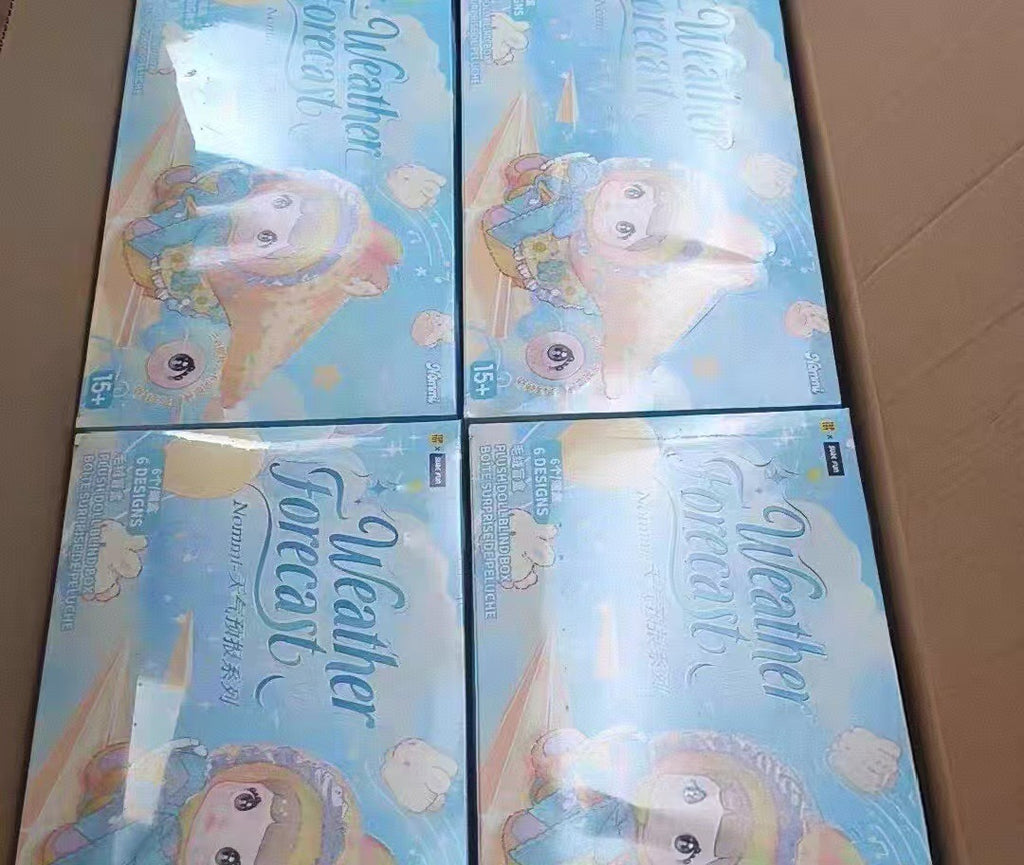 Official Nommi Weather Forecast Series Plush Blind Box Figure Doll Ornament Toy Model