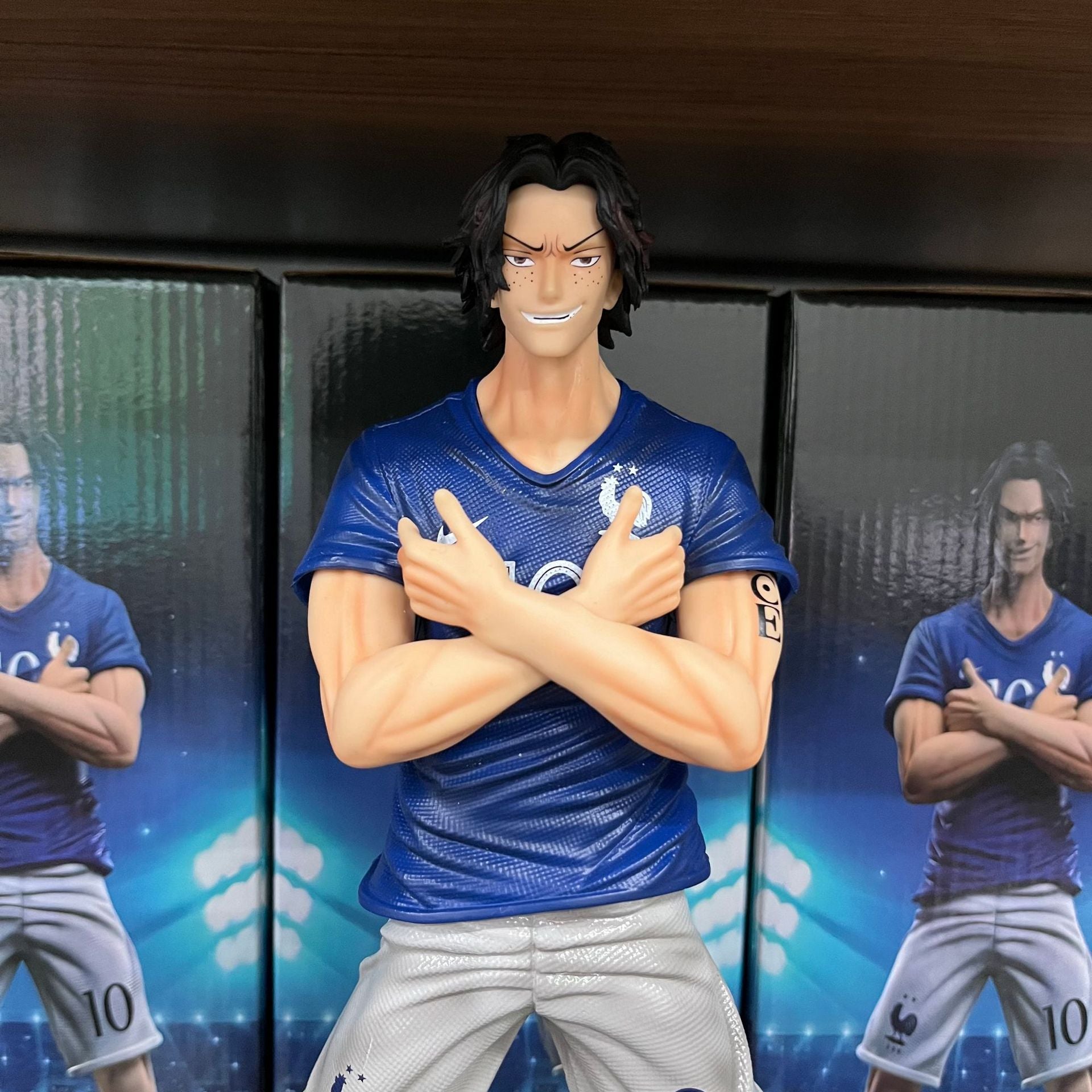 One Piece COS World Cup Luffy Sanji Ace Zoro GK Model Figure