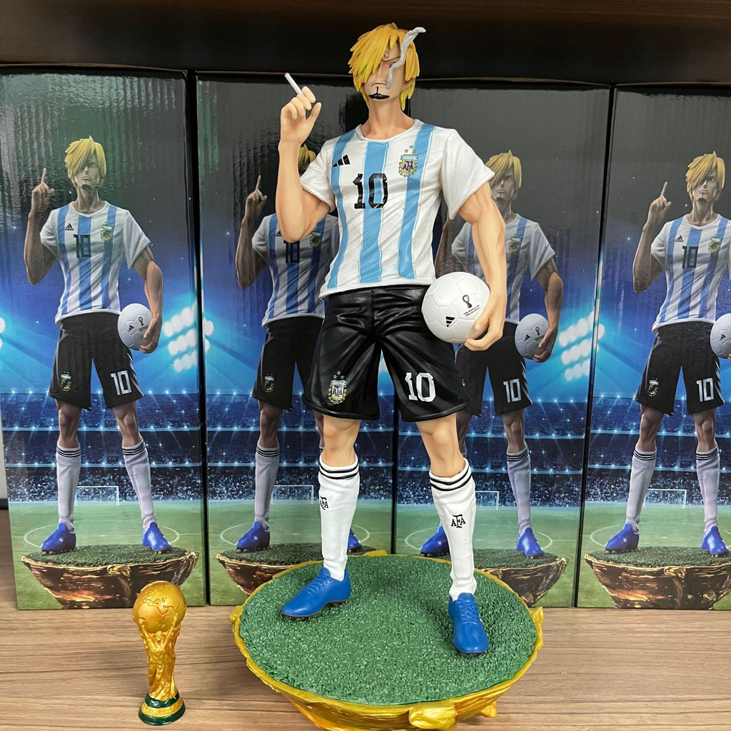 One Piece COS World Cup Luffy Sanji Ace Zoro GK Model Figure