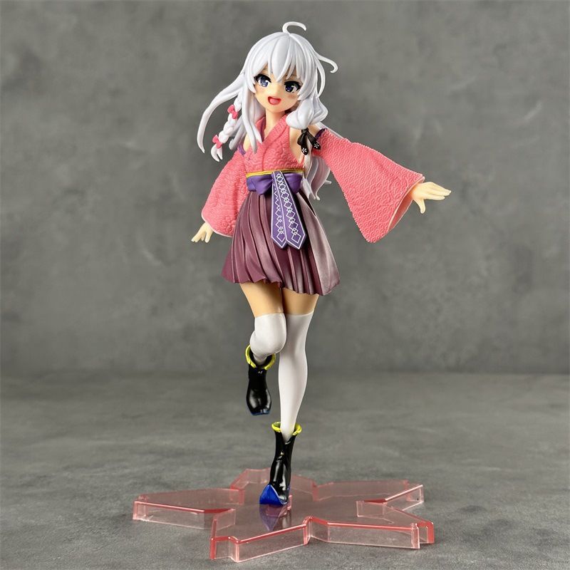 Wandering Witch: The Journey of Elaina Sakura Elaina Anime Girl Figure Birthday Gift Model Ornament Hatsune